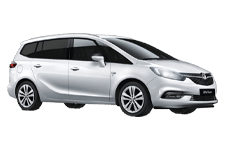 Van Hire Alnwick - Vauxhall Zafira 7-Seater - Minibus hire Alnwick